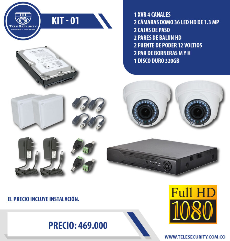 kit camaras de seguridad